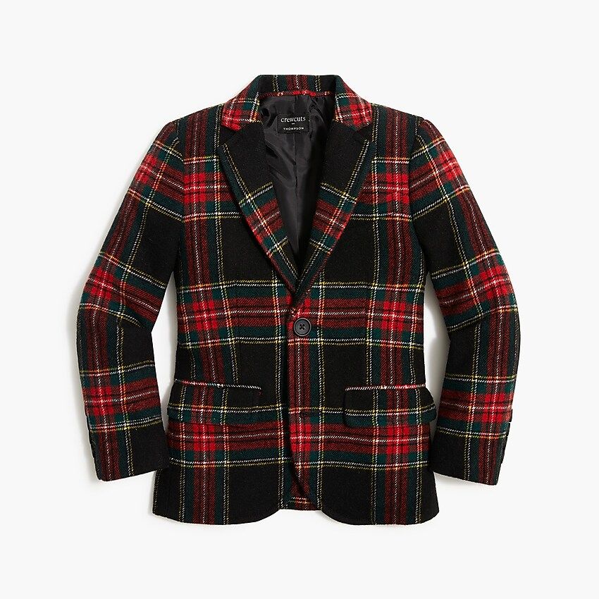 Boys' tartan blazer | J.Crew Factory