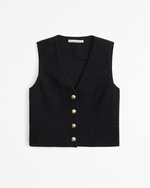 Women's Tweed Vest Set Top | Women's Tops | Abercrombie.com | Abercrombie & Fitch (US)