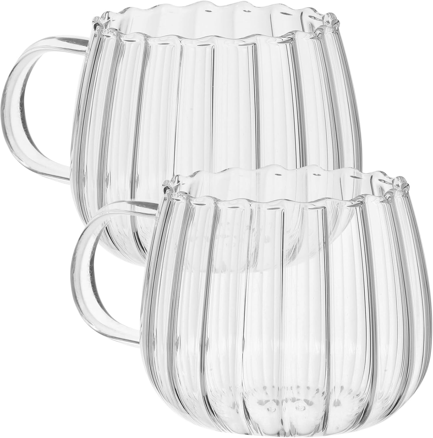 UPKOCH 4 Pcs Glass Pumpkin Cups The Office Decor Drink Garnish Juice Glass Beverage Glass Cup Gla... | Amazon (US)