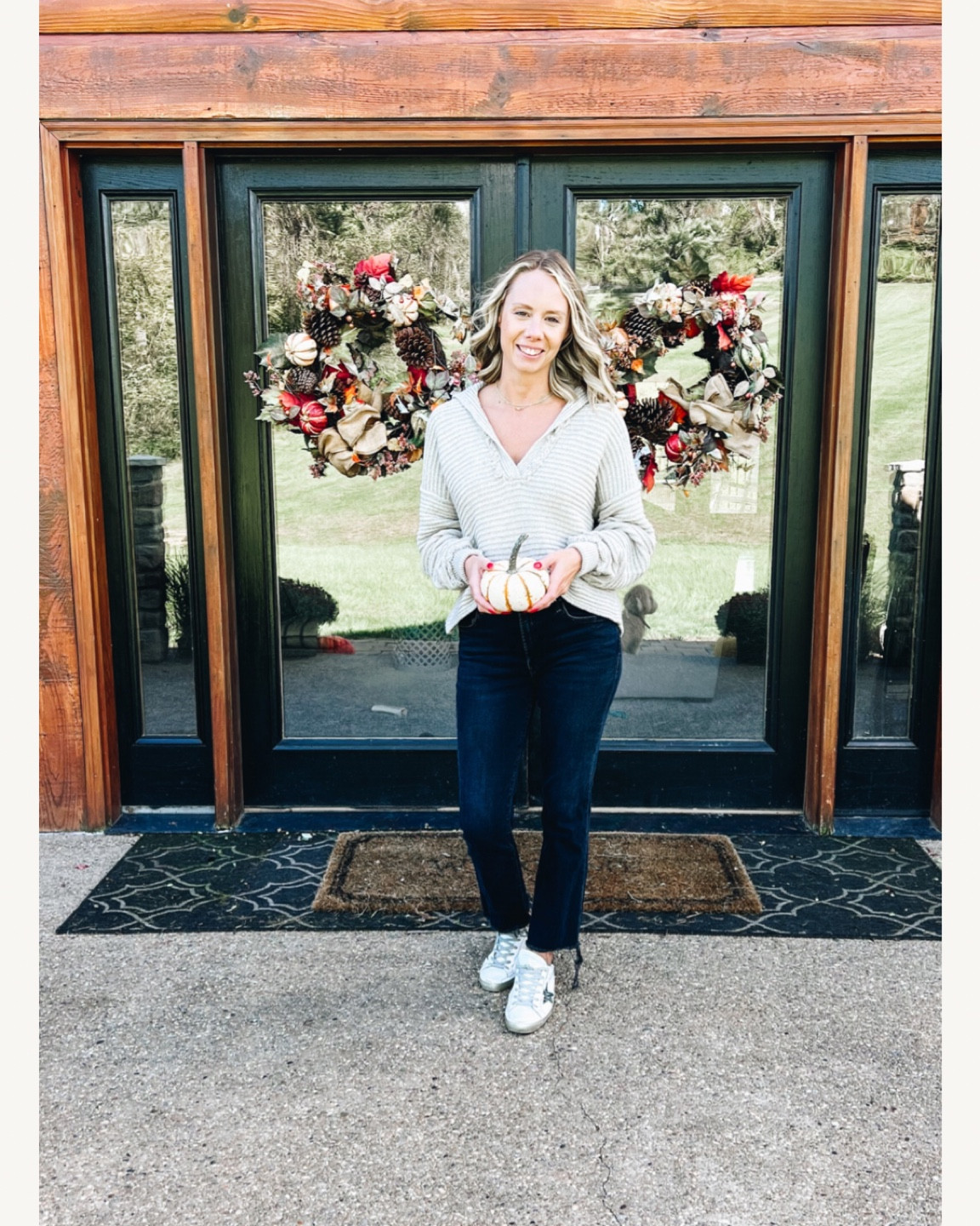 The porch is fall ready! 


Fashionably Late Mom
Free people
Fall pullover
Black jeans
Mother denim 
Golden goose sneakers
Casual sneakers
Fall outfits 
Over 30 fashion
Sweater 

#LTKstyletip