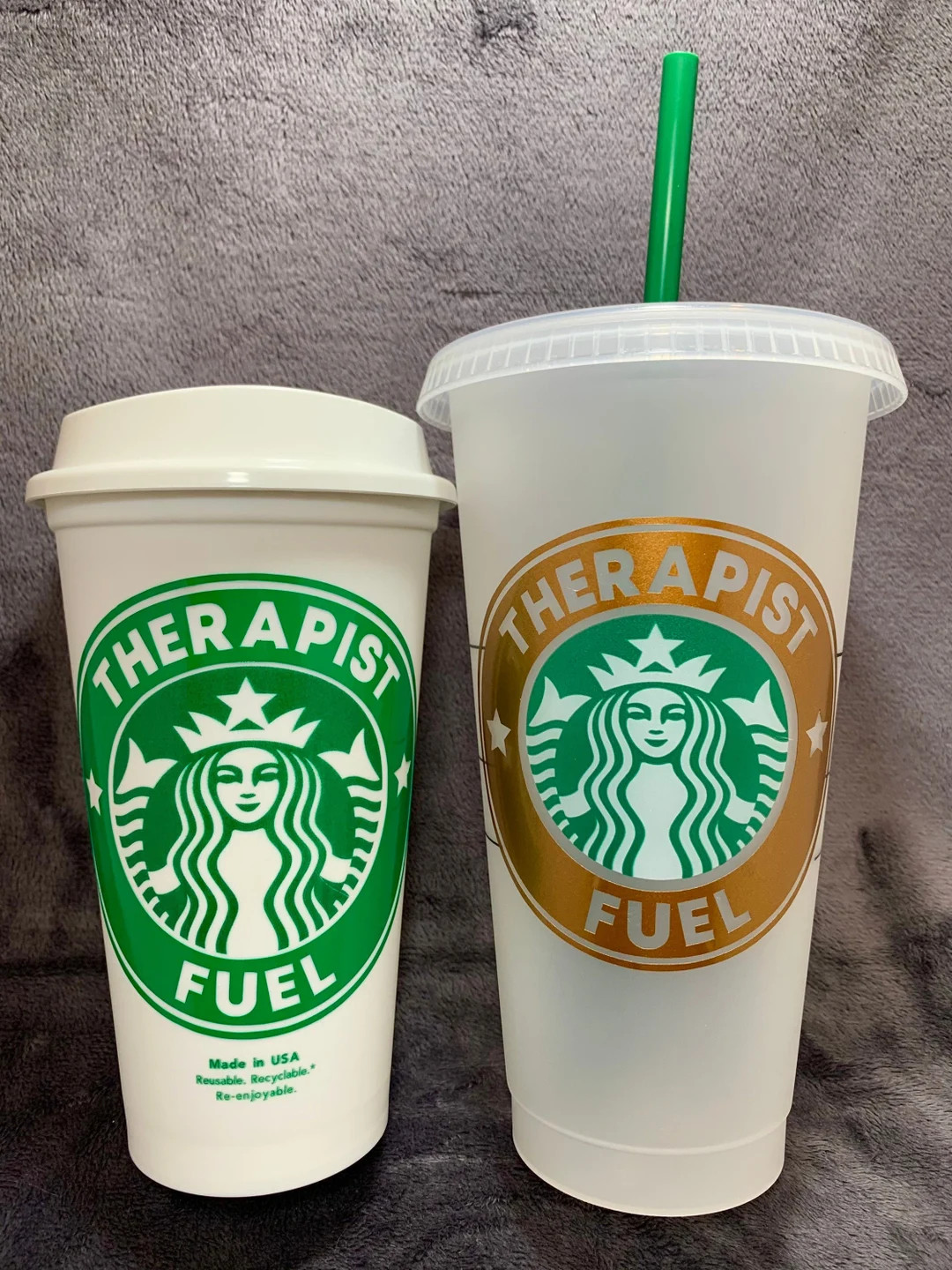 Therapist Fuel ~ Starbucks Reusable Cup ~ Personalized - Etsy Sri Lanka | Etsy (US)