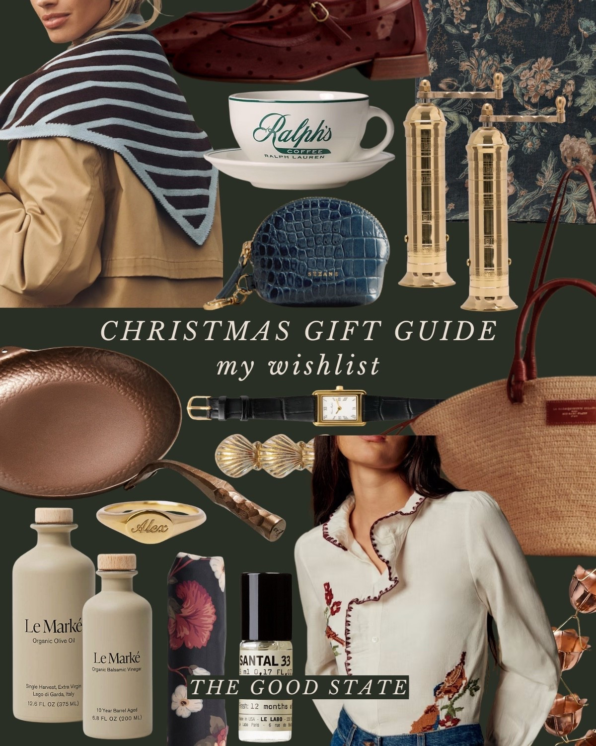 This collection is for the intentional gift givers. For those who deeply desire to give gifts that are meaningful and thoughtful. 
These gifts were carefully curated for those who make life beautiful—for the gardeners, homebodies, travelers, hostesses and for those who find joy in the everyday. For the girlies who love slow mornings at home wrapped in their favorite plaid throw blanket. The aroma of freshly brewed coffee filling every corner of their home and golden morning light dancing through the windows. For the farmers market ladies with sleepy eyes, their trusty barn coat and arms full of seasonal produce and flowers. These gift ideas are for the hosts who live for the reward of a full home and crowded table. For the gardeners and florists. The ones who appreciate little luxuries like the flickering flame of a holiday candle, a peaceful skincare routine and cozy cashmere socks on a chilly winter day. For the homesteader who has piles of quilts in her closet and endless sourdough loaves for her family and neighbors. These are more than just gifts—they’re tangible ways to tell love ones, “I see you and I love you”. “I see the desires of your heart and the season of life you’re in and I celebrate you”. 

#nichegifts #giftideas #giftsforher #giftguide #uniquegifts #uniquegiftideas #farmersmarket #marthastewart #gardeninglove #slowliving #slowmorning #ltkgiftguide #ralphlaurenchristmas #ralphlauren 
Sezane, Etsy, unique gifts, Christmas gifts, holiday gifts, Ralph, Lauren, target, McGee and Co., Shea, McGee, Amazon, Anthropologie, free people, Walmart, hosting, gifts for host, gifts for him, L.L. Bean, Tuckernuck, jewelry, accessories, purse, gift idea, J.Crew, Haven well within, Quince gifts for mom, gifts for mother-in-law, gifts for sister, gifts for daughter 

#LTKFindsUnder100 #LTKSaleAlert #LTKGiftGuide