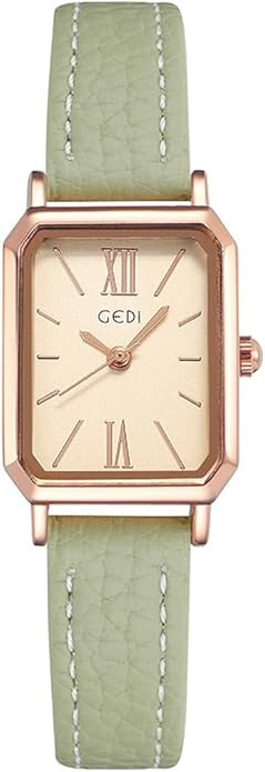 TOOCAT Women Wrist Watch Mini Ultra-Thin Elegant Simple Square Quartz Watches with Leather Strap ... | Amazon (US)