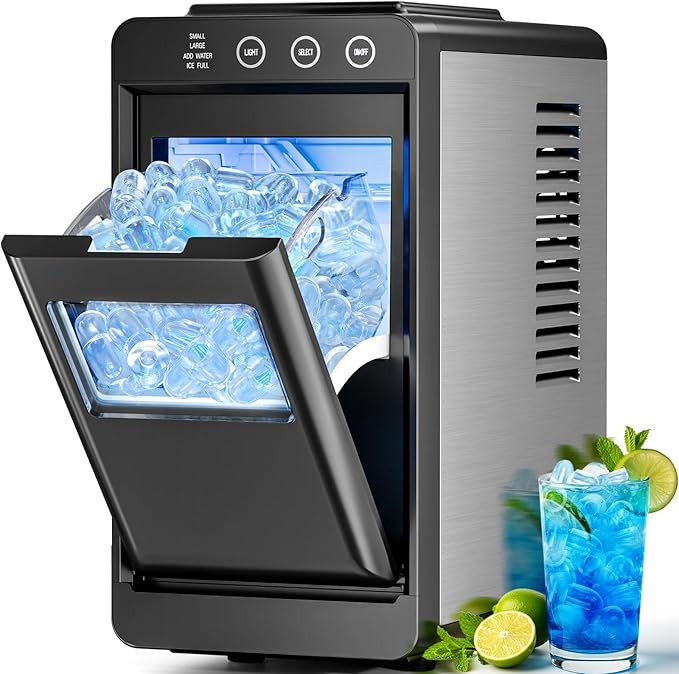 Antarctic Star Ice Maker, Portable Ice Machine with Self-Cleaning Function, 8 Cubes in 6 Mins Fas... | Amazon (US)