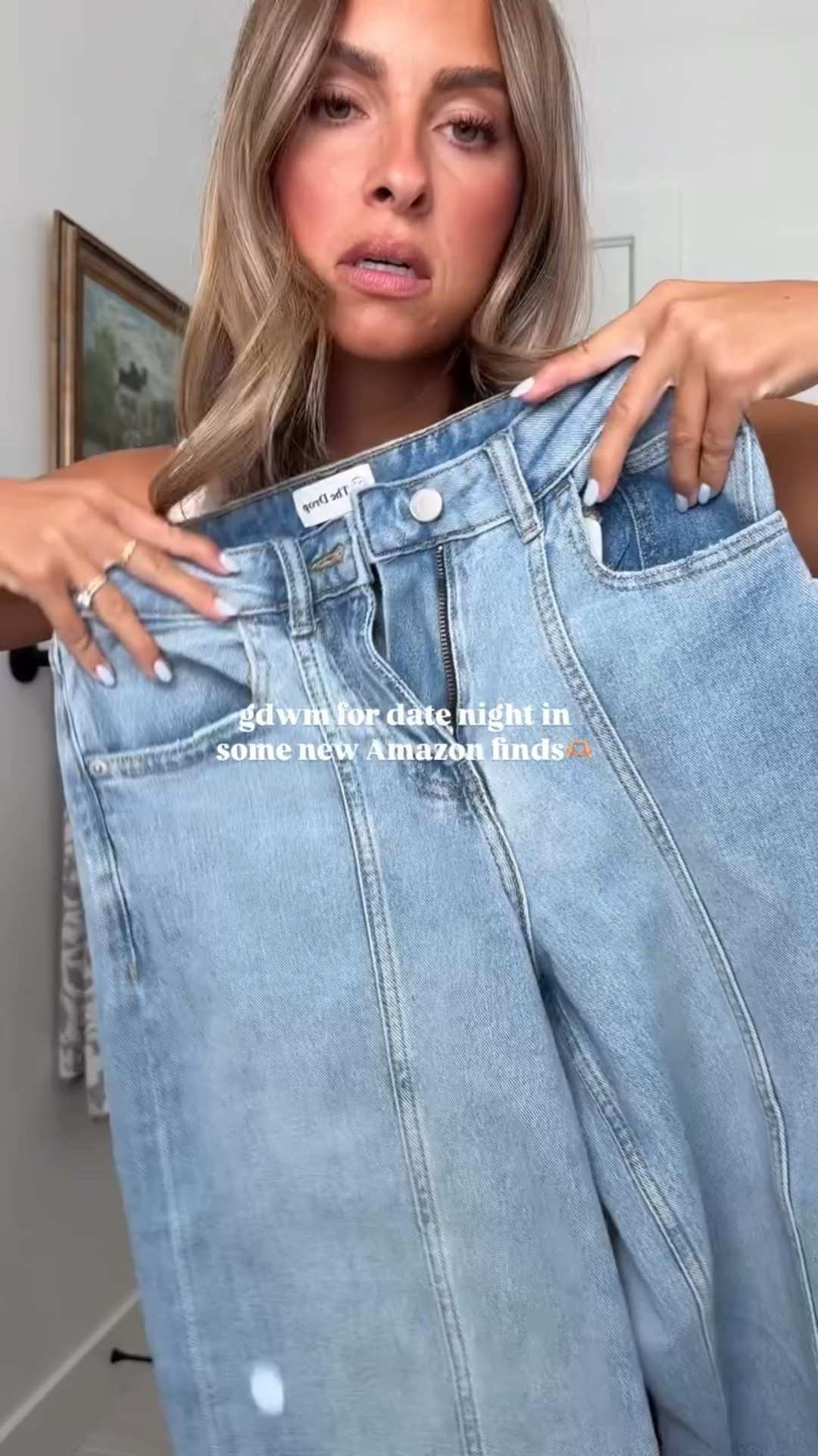 Easy fall ootd. This would be a perfect date night ootd. 

I’m 5’4 120 in a small tank, medium white polo, the smallest denim size. Shoes fit tts 🫶🏼

#LTKSeasonal #LTKFindsUnder100