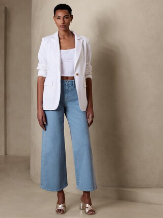 Wide-Leg Crop Jean | Banana Republic Factory