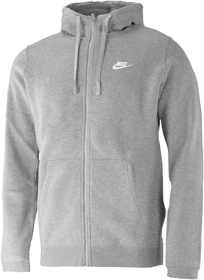 Nike mens Sportswear Full-Zip Club Hoodie | Amazon (US)