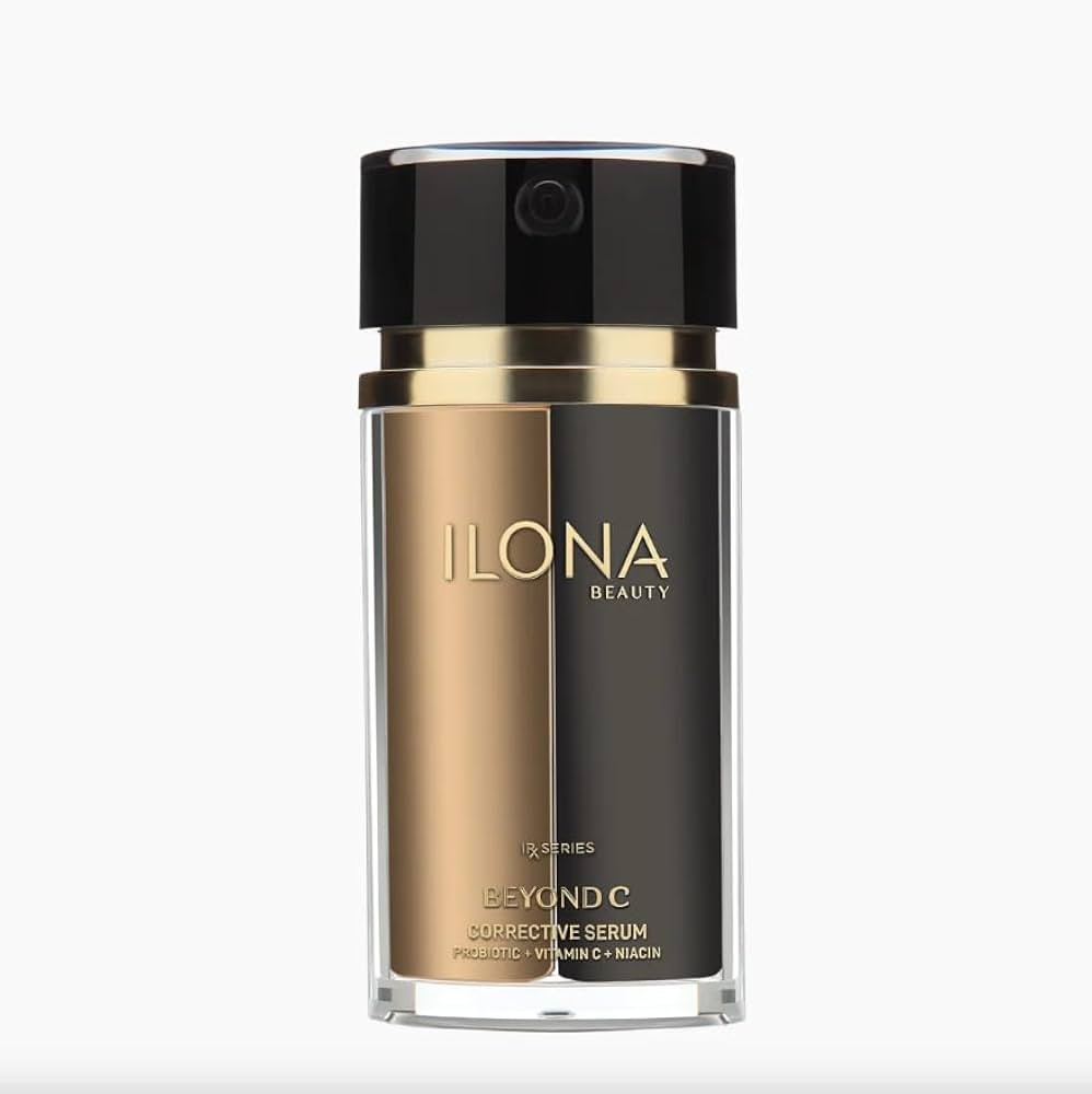 ILONA Beyond C | Anti Aging & Brightening Dual Face Serum | Vitamin C, Niacin & Probiotics for Ag... | Amazon (US)