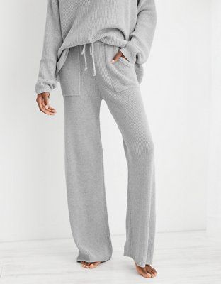 Aerie High Waisted Sweater Pant | American Eagle Outfitters (US & CA)