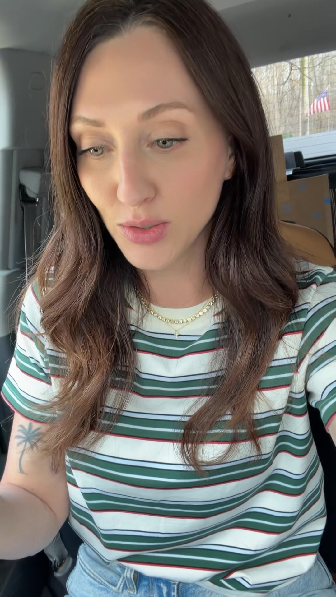 Super cute jewelry from @Electric Picks Jewelry !! My tee is a size small from @Aritzia 

#LTKgrwm #LTKootd #LTKmomlife