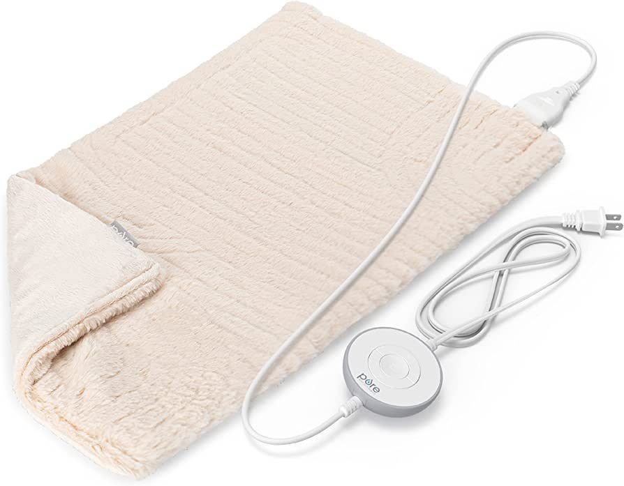 Pure Enrichment® PureRadiance™ Luxury Heating Pad for Cramps, Back, Neck, & Shoulder Pain Reli... | Amazon (US)