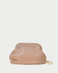 Doreen Peach Diamanté Frame Pouch | Loeffler Randall