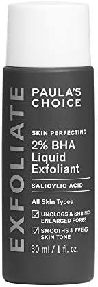 Paula's Choice Skin Perfecting 2% BHA Liquid Salicylic Acid Exfoliant, Gentle Facial Exfoliator f... | Amazon (US)