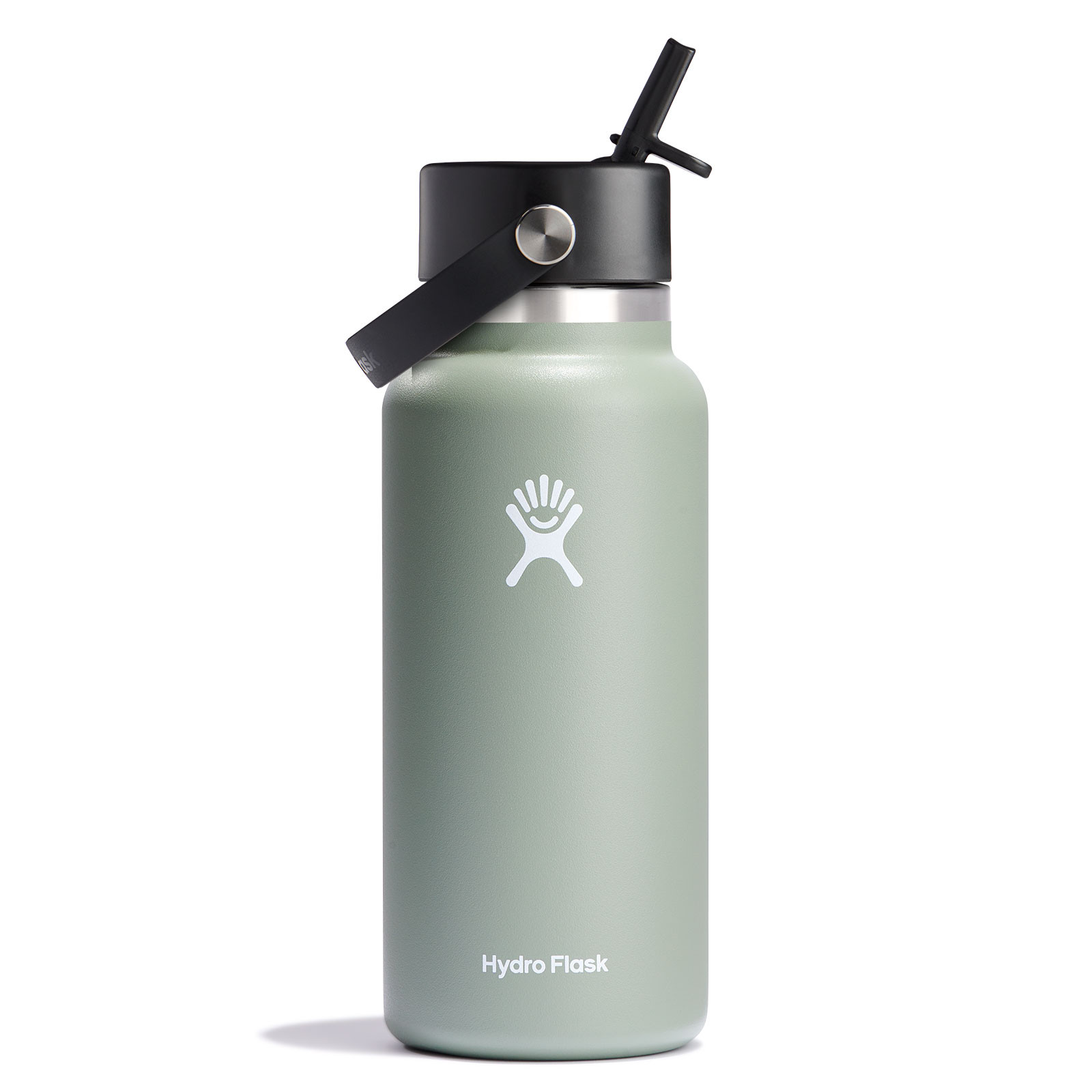 32 oz Wide Mouth with Flex Straw Cap - Agave | Hydro Flask