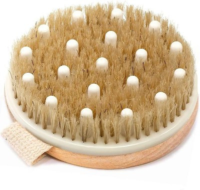 Beauty by Earth Round Dry Brush With Cellulite Massager | Target