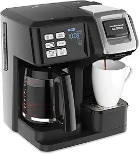 Hamilton Beach 49976 FlexBrew Trio 2-Way Coffee Maker, Compatible with K-Cup Pods or Grounds, Com... | Amazon (US)