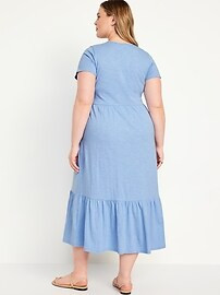 Tiered Midi Dress | Old Navy (CA)