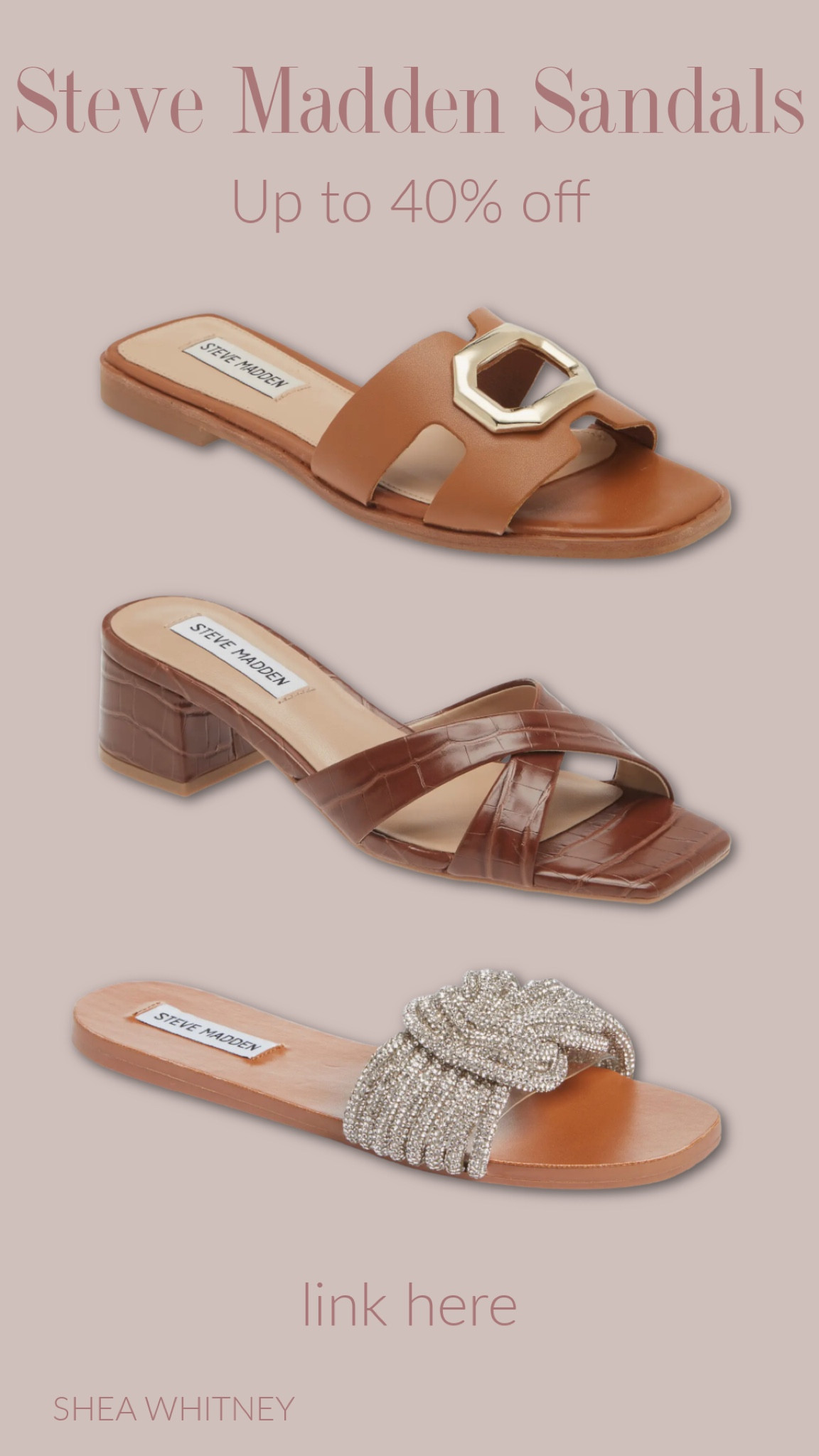 Limited-time sale at Nordstrom on these Steve Madden sandals! My picks are linked below!💕

#LTKunder100 #LTKsalealert #LTKshoecrush
