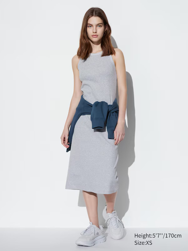 Ribbed Bra Sleeveless Dress | UNIQLO (US)