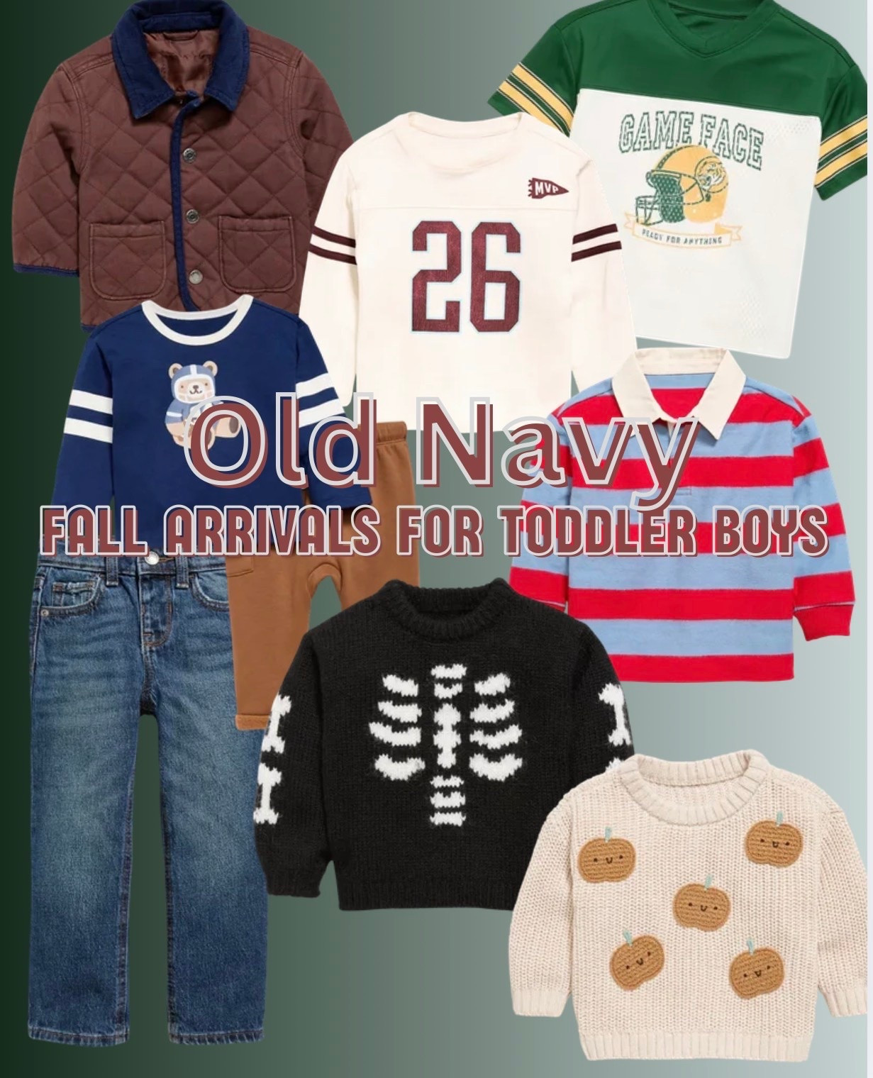 50% off at Old Navy right now! Fall arrivals for toddler and baby boys 😍

#LTKmomlife #LTKSeasonal #LTKKids