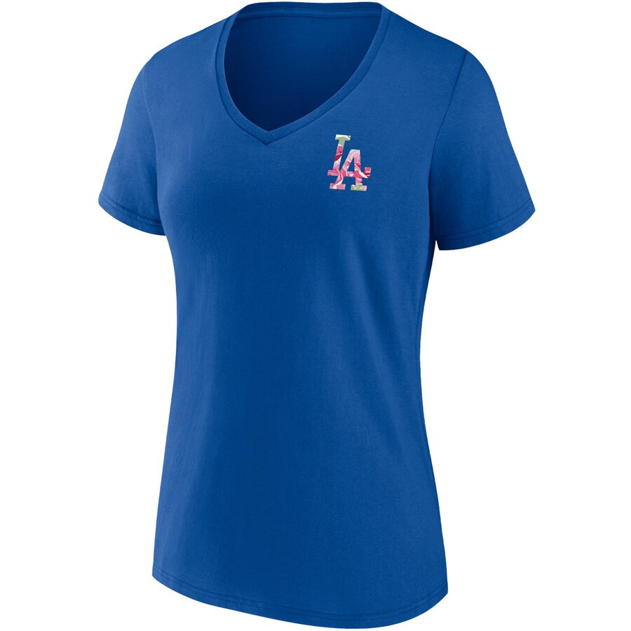 Women's Los Angeles Dodgers Fanatics Branded Royal Team Mother's Day V-Neck T-Shirt | MLB Shop