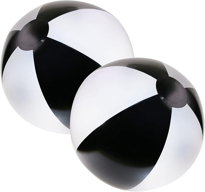 PENTA ANGEL Beach Balls 2PCS 12 Inch Inflatable/Blow Up Classic Rainbow Color Summer Swimming Poo... | Amazon (US)