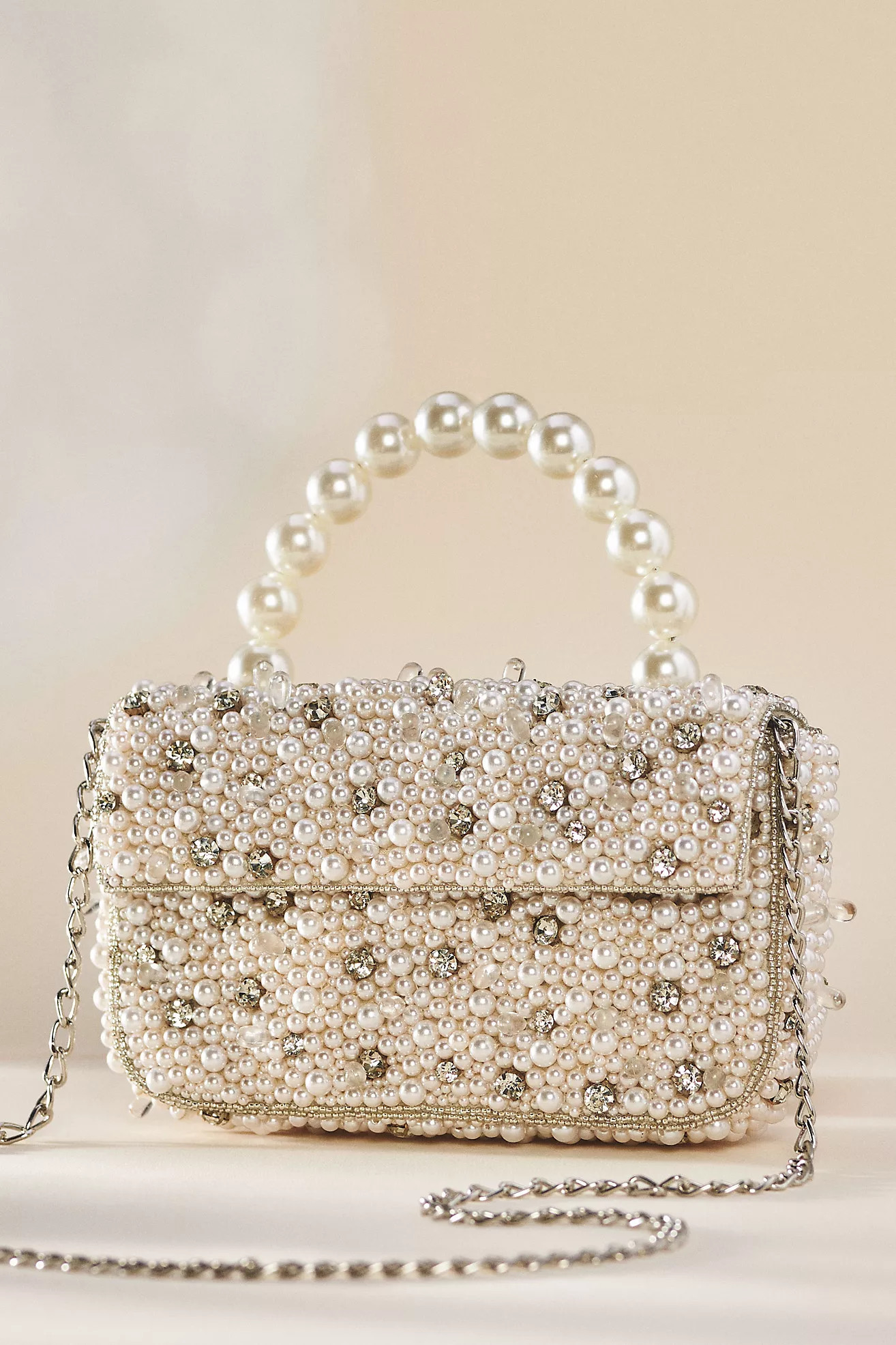The Fiona Beaded Bag: Pearl-Strap Embellished Edition | Anthropologie (US)
