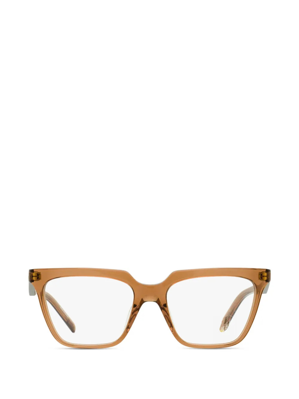 MCM 2716 rectangle optical frames - Brown | Farfetch Global