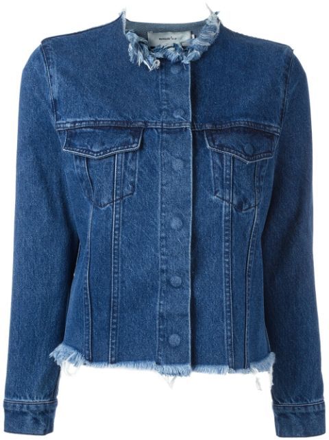 Marques'almeida Raw-edge Denim Jacket | FarFetch US