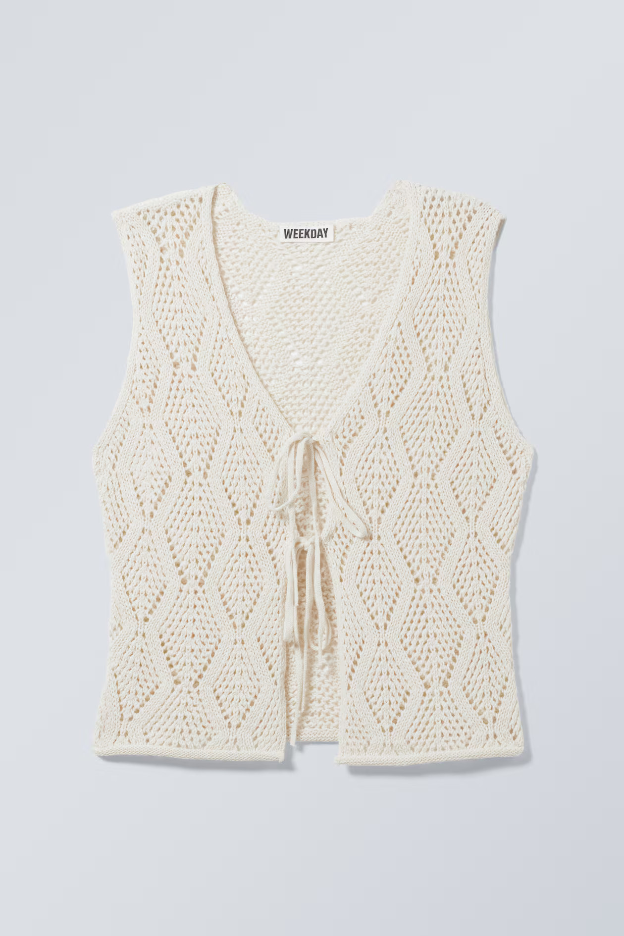 Crochet Knit Tie Vest | H&M (UK, MY, IN, SG, PH, TW, HK)