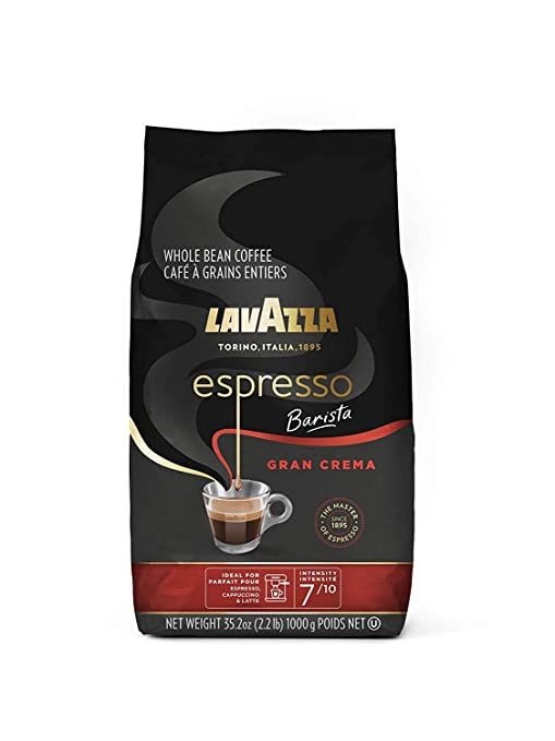 Lavazza Espresso Barista Gran Crema Whole Bean Coffee Blend, Medium Espresso Roast, Oz Bag (Packa... | Amazon (US)