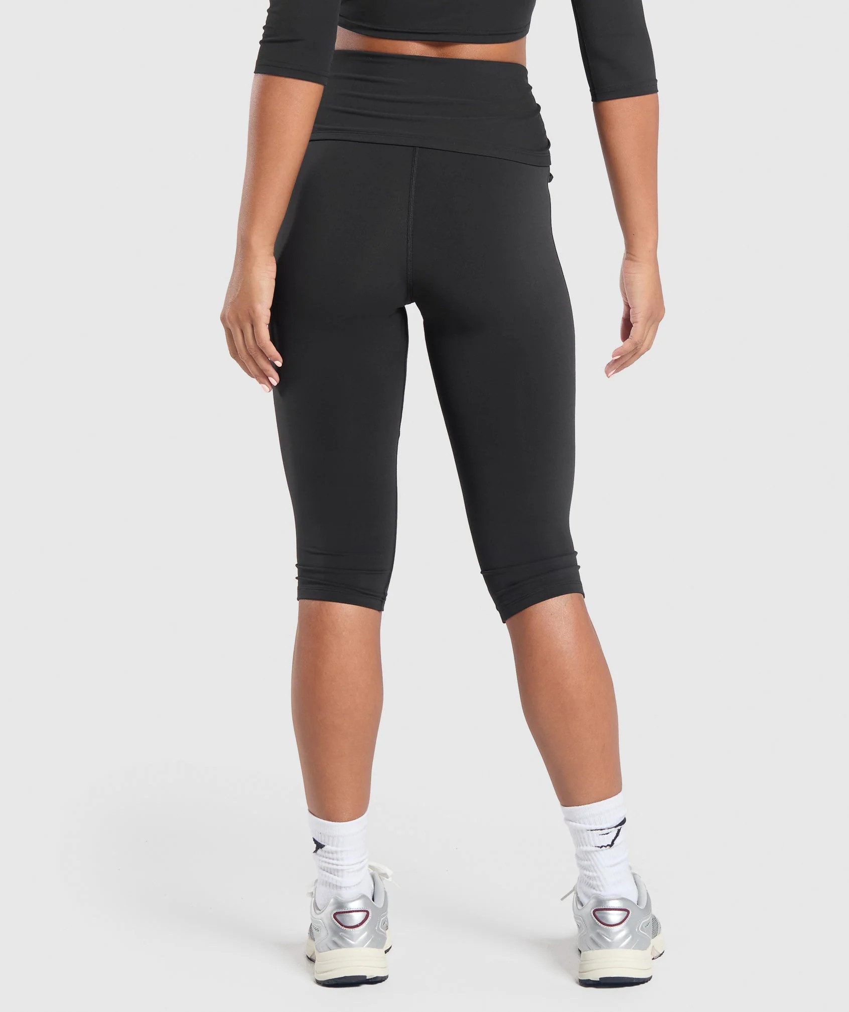 Gymshark Ruched Capri Leggings - Black | Gymshark US