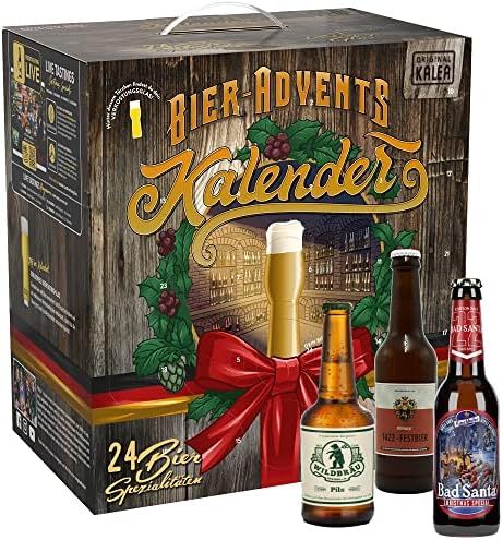 KALEA Bier-Adventskalender, 24 x 0,33 L Bierspezialitäten von Privatbrauereien aus Deutschland u... | Amazon (DE)