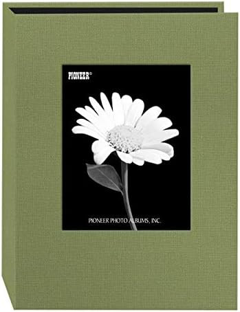 Pioneer Photo DA-57CBF/SG 24-Pocket Frame Cover Album for 5 by 7-Inch Prints, Sage Green Fabric | Amazon (US)