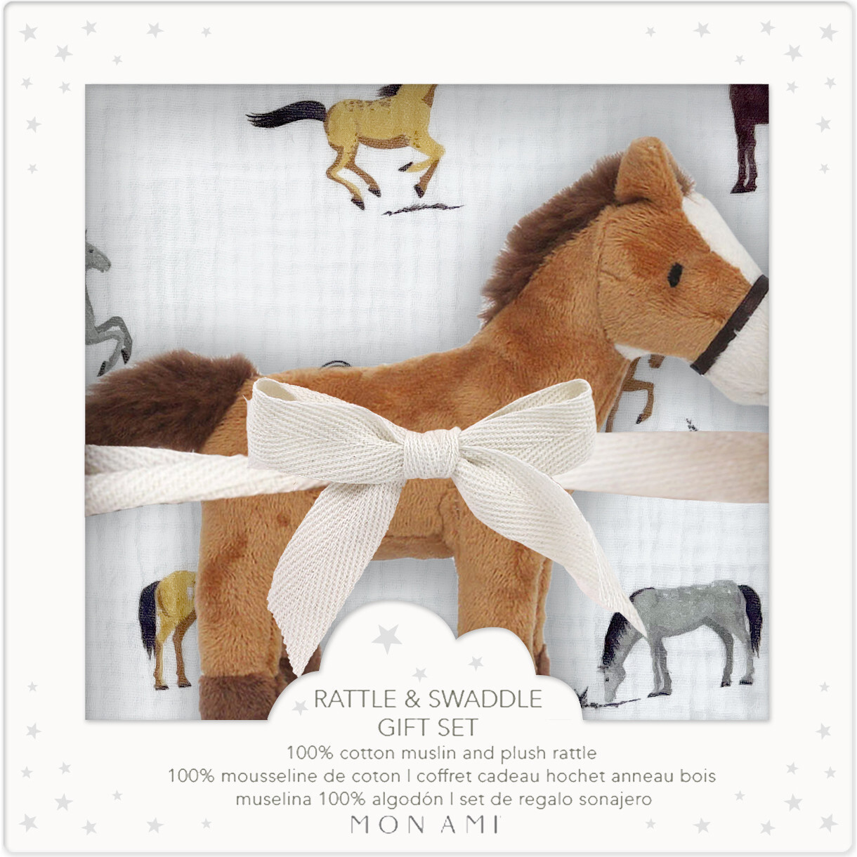 Chantilly Blanket & Rattle Gift Set | Maisonette