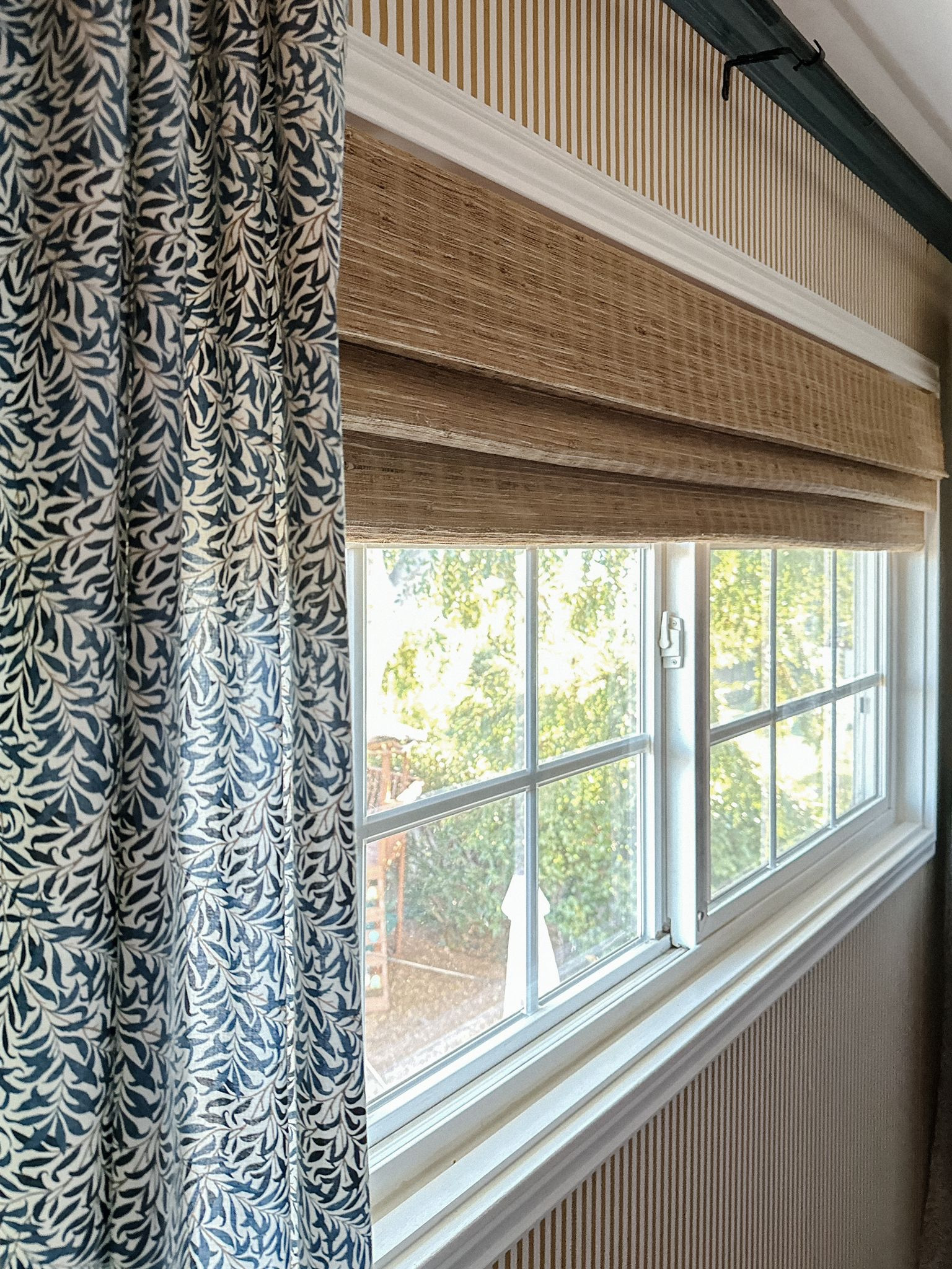 This Roman shade turned out amazing 👌🏼 Also, I bought the fabric to make the curtain on Etsy. Links below!

#LTKhome #LTKfindsunder100