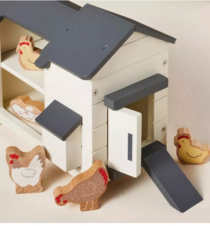 Hearth & Hand\u2122 with Magnolia Toy Chicken Coop Set - 8pc | eBay | eBay US
