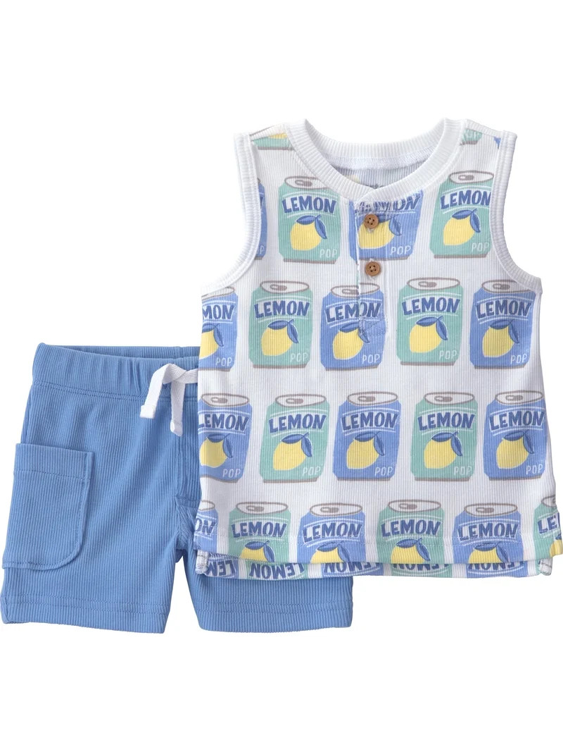 Carter's Child of Mine Baby Boy Outfit Set, 2-Piece, Sizes 0/3-24 Months | Walmart (US)