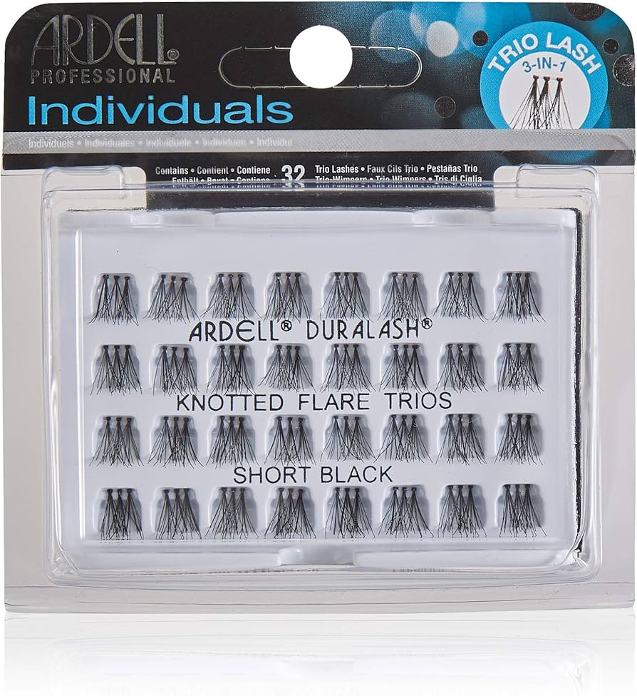 Ardell Individual Trios Eyelash, Black, Short | Amazon (US)