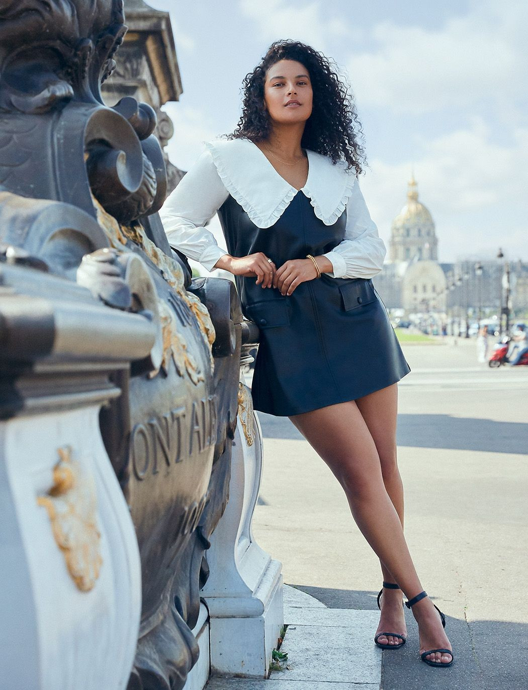 Faux Leather Jumper | Eloquii