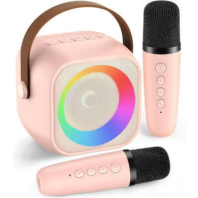 Mini Mic Pro Karaoke Machine with Microphones, Pink | Target