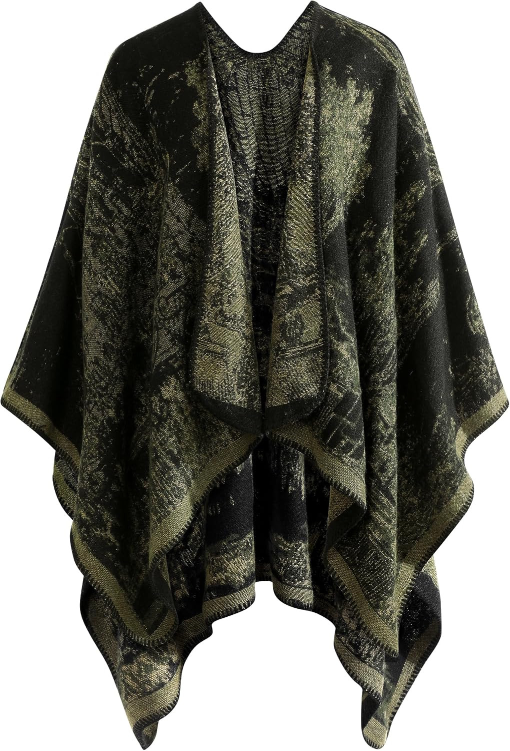 Shawl Wraps for Women Cardigan Cape Sweater Wraps Poncho Scarf | Amazon (US)