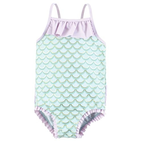 Hudson Baby Unisex Baby and Toddler Swimsuit, Mermaid, 5T | Amazon (US)