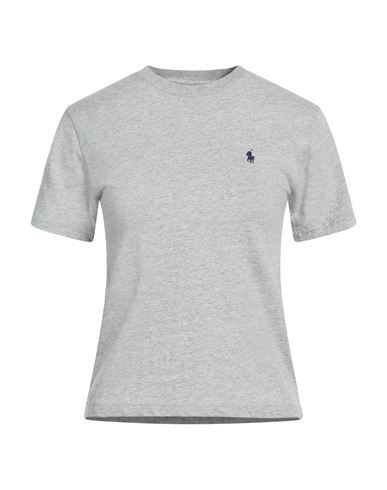 Polo Ralph Lauren Woman T-shirt Grey Size S Cotton | YOOX (US)