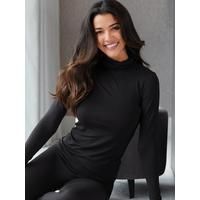 Pour Moi Second Skin Thermal Roll Neck Top - Black | Very (UK)