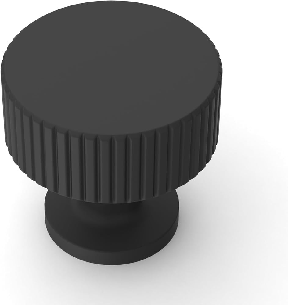 Asidrama 10 Pack Matte Black Kitchen Cabinet Knobs Dresser Knobs Drawer Knobs Cabinet Hardware Zi... | Amazon (US)