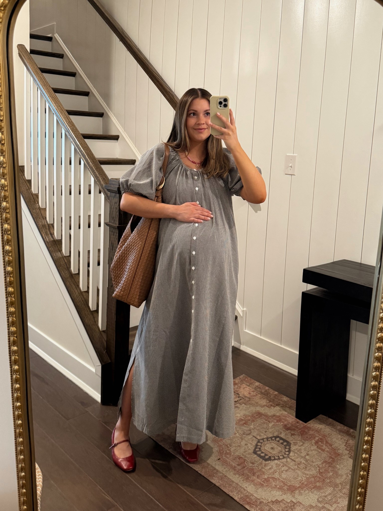 Wearing a medium in the dress! The black is sold out but I found it in stock in red! 