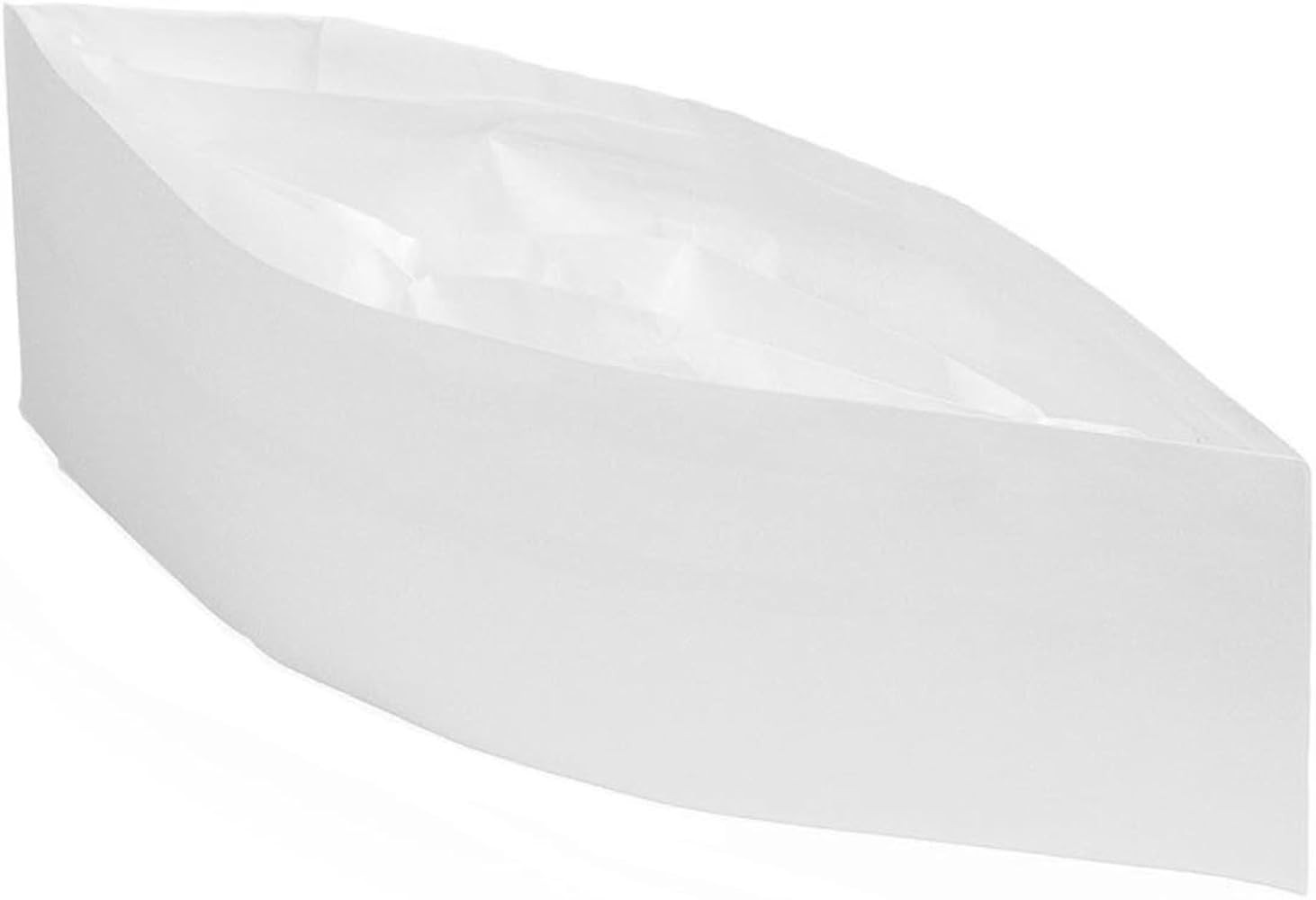100 Pack - White Retro Disposable Paper Soda Jerk Hats, Fully Adjustable for Ice Cream Parlors, V... | Amazon (US)