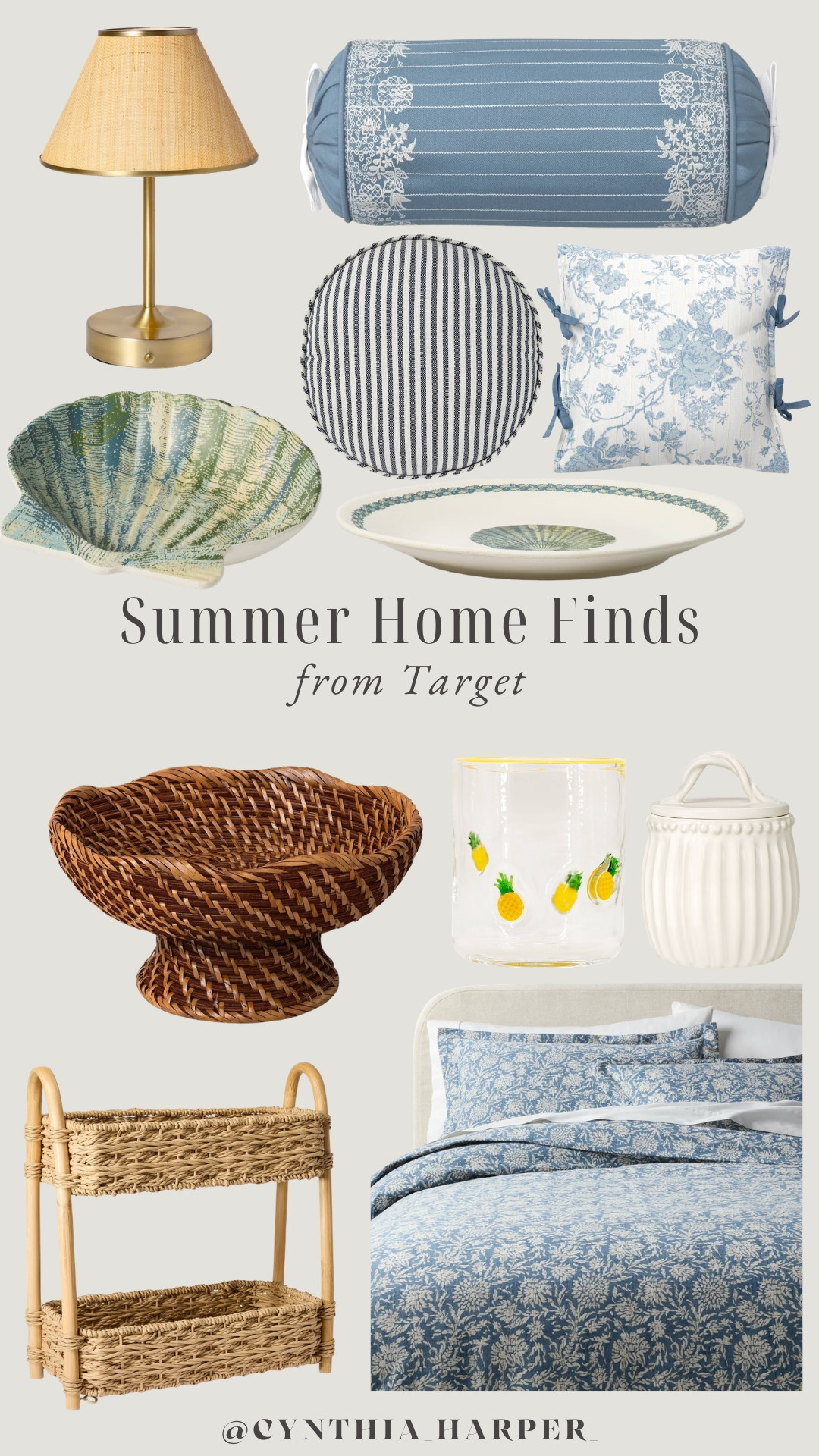 Summer home finds from Target 💙 #TargetHome #SummerDecor #HomeFinds 

 