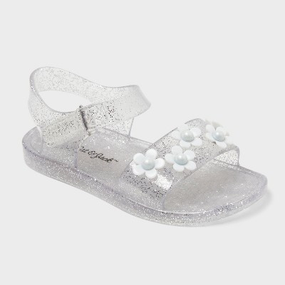 Toddler Kate Jelly Sandals - Cat & Jack™ White 9T | Target